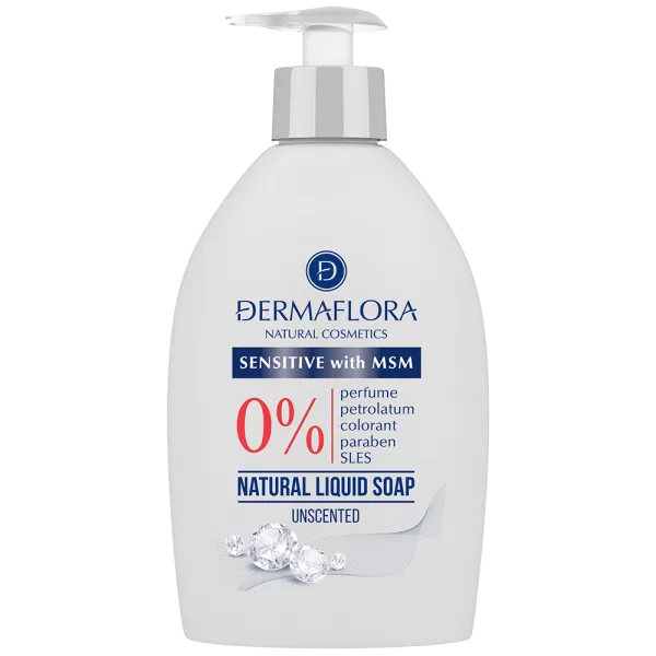 Dermaflora 0% folyékony szappan sensitive with msm 400 ml
