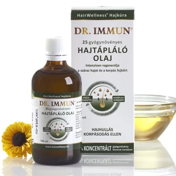 Dr.immun 25 gyógynövényes hajtápláló olaj 100 ml