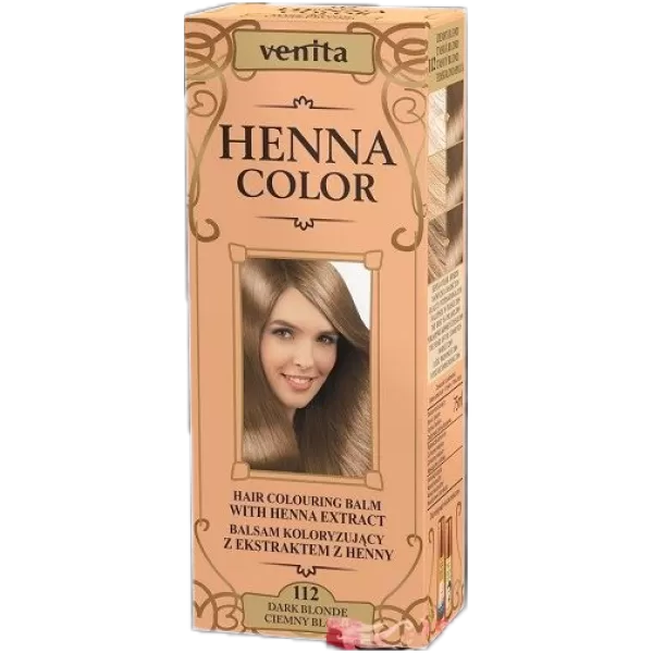 Henna Color krémhajfesték nr 112 sötétszőke 75 ml