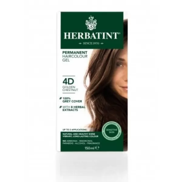 Herbatint 4d arany gesztenye hajfesték 135 ml