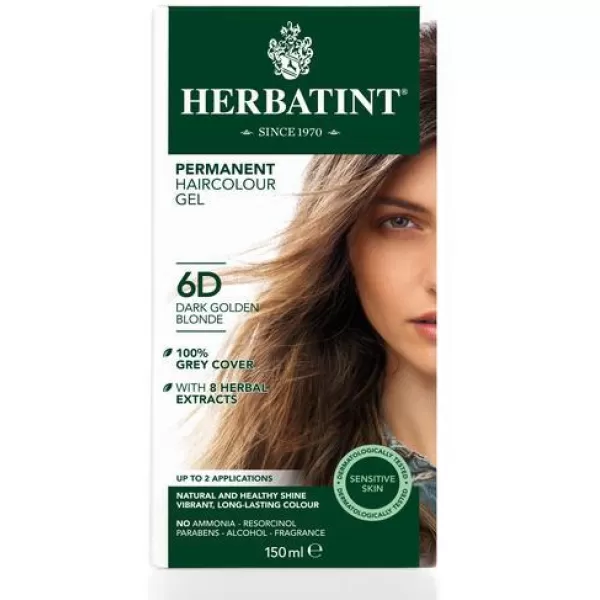 Herbatint 6d arany sötét szőke hajfesték 135 ml