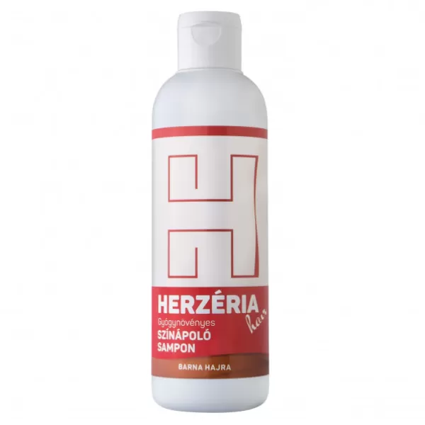Herzéria hair gyógynövényes színápoló sampon barna hajra 200 ml