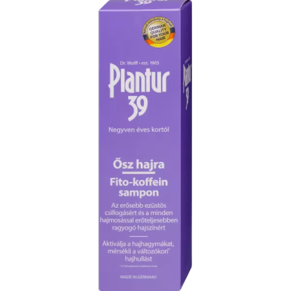 Plantur 39 fito-koffein sampon ősz hajra 250 ml