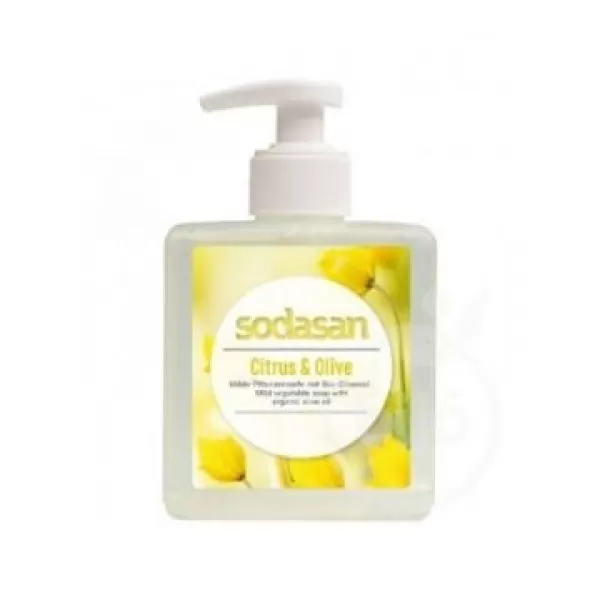 Sodasan Bio folyékony szappan citrom-oliva pumpás 300 ml