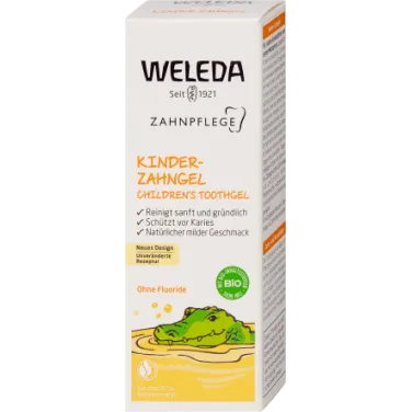 zselés fluoridmentes gyermek fogkrém 50 ml