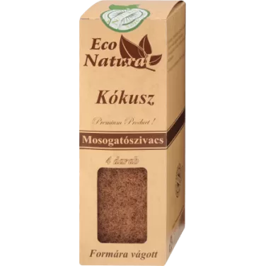 Bio mosogató szivacs kókusz formára vágott 4 db