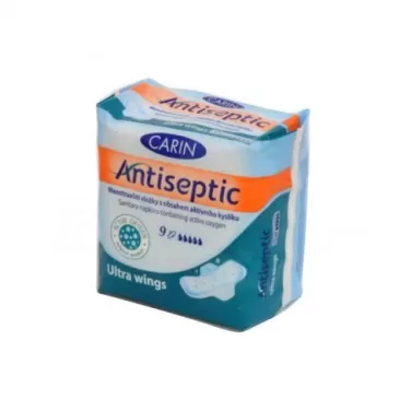 egészségügyi szárnyasbetét antiszeptikus 9db