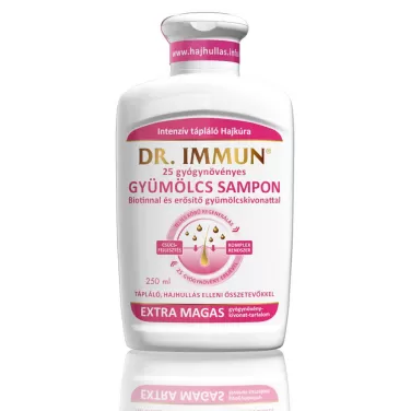 Dr. immun 25 gyógynövényes gyümölcs sampon biotinnal és erősítő gyümölcskivonattal 250ml