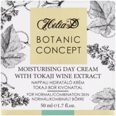 botanic concept nappali hidratáló krém tokaji bor kivonattal érzéékeny bőrre 50 ml