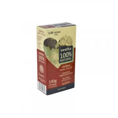 100% natural gyógynövényes hajfesték 6.46 henna 100 g